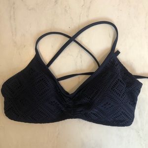 AERIE royal blue bikini top